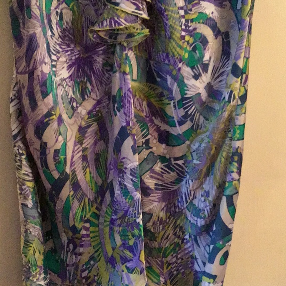 SPENCE RUFFLE TOP, - Picture 3 of 6